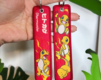 Portachiavi PokémonAnime Jet Tag / Doppia faccia – Design Charman 01