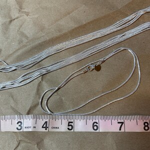 21 inch sterling silver snake chain