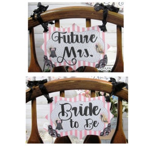 Ooh La La Pink Black Corset Shoes Bridal Shower Decorations Banner Garland Bunting Sign Cupcake Toppers Favor Bags & Tags Floral Picks image 10