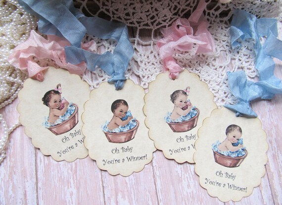 baby shower prize tags