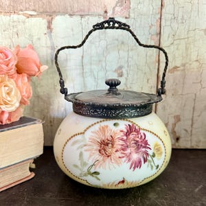 Antique Pairpoint Victorian Biscuit Jar