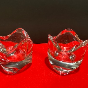 Pair of Ikea stacking votive candle holders