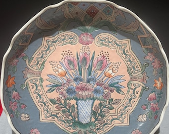 Macau vintage handgeschilderde decoratieve kom