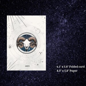 CAPRICORNE / Carte cadeau Zodiaque / Carte anniversaire Horoscope