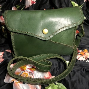 Upcycled Leather Cross Body Bag - *Frankie*