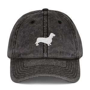 Dachshund Embroidered Baseball Hat Vintage Wiener Dog Embroidery Cap Funny Dachshund Mom Dad Gift Idea Vintage Cap