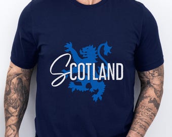Scotland Shirt Scottish Pride Tshirt Vintage Scottish Flag Tee Scotland Gifts Souvenir T-Shirt