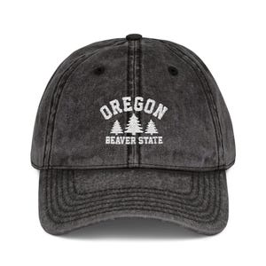 Oregon The Beaver StateCap Embroidered Baseball Hat Embroidery Oregon Pride PNW Souvenir Gift Idea Vintage Cap