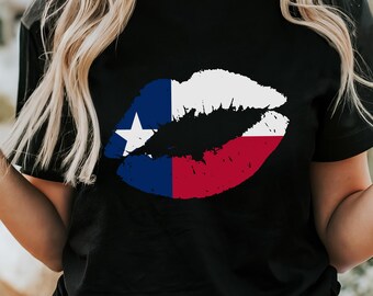 Texas Flag Shirt Girl Texas Pride Tshirt Texas Gifts Unisex T-Shirt