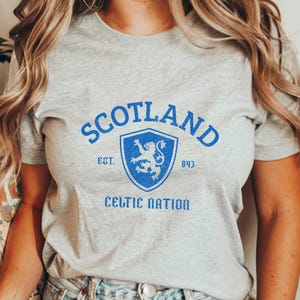 Scotland Shirt Scottish Pride Tshirt Vintage Celtic Nation Tee Scotland Gifts Souvenir T-Shirt