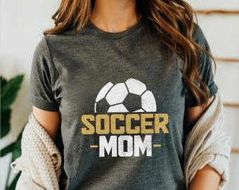 Soccer Mom Shirt Soccer Ball Tshirt Soccer Gifts Sports Unisex T-Shirt