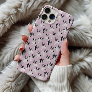 French Bulldog Phone Case Funny Cute Frenchie Dog Pattern Frenchie Mom Dog Lover Gifts Iphone 13 14 15 16 Pro Max Tough Cases