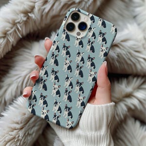 French Bulldog Phone Case Funny Cute Frenchie Dog Pattern Frenchie Mom Dog Lover Iphone 13 14 15 16 Pro Max Tough Cases