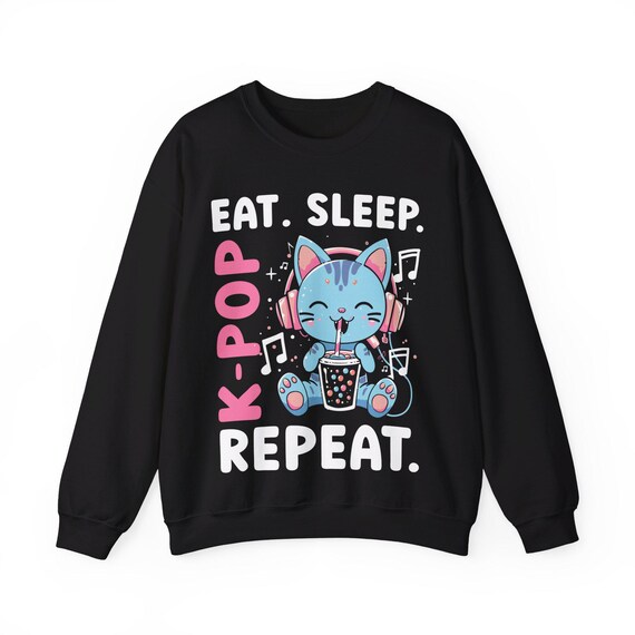 Eat. Sleep. K-Pop. Repeat. Cute Korean Pop Music T-Shirt Eat. Sleep. K-Pop. Repeat. Cute Korean Pop Music T-Shirt