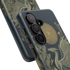 Dragon Phone Case Dark Botanical Fantasy Cottagecore iPhone 13 14 15 16 17 Pro Max Air & Samsung Galaxy S26 Tough Cases image 7