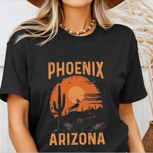 Phoenix Arizona Shirt Phoenix AZ Tshirt Arizona Tee Roadrunner Cactus Desert Vibes Arizona Souvenirs Pride Gift Idea Unisex T-Shirt