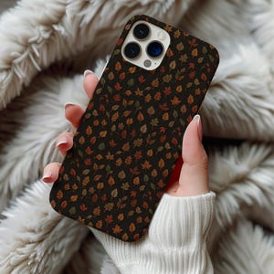 Fall Leaves MagSafe Phone Case for iPhone 14 15 16 17 Pro Max Samsung Galaxy S26 Cover Autumn Nature Aesthetic