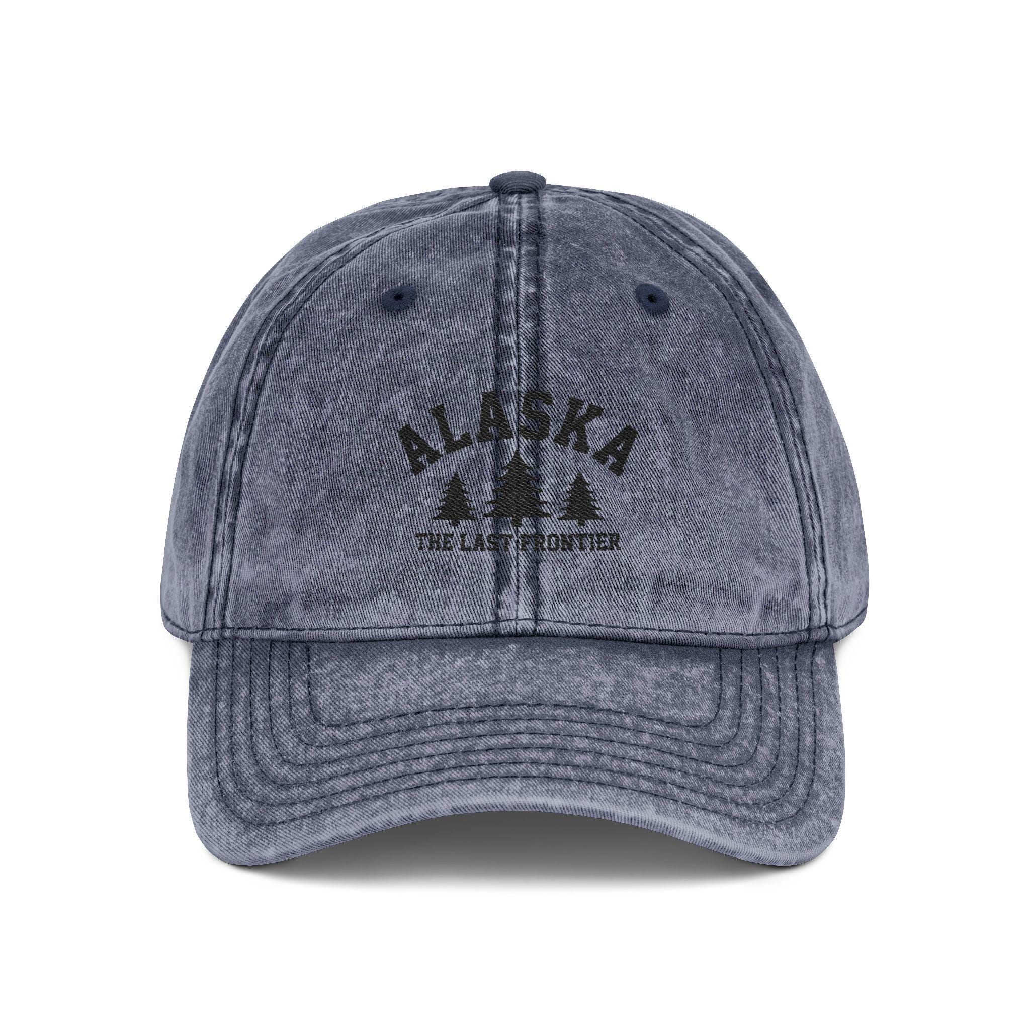 帽子 At Last Casquette Casquette Alaska The Last Frontier Casquette de baseball brodée
