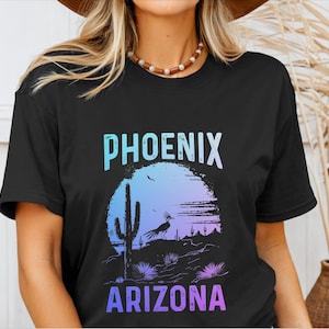 Phoenix Arizona Shirt Phoenix AZ Tshirt Arizona Tee Roadrunner Cactus Desert Vibes Arizona Souvenirs Pride Gift Idea Unisex T-Shirt