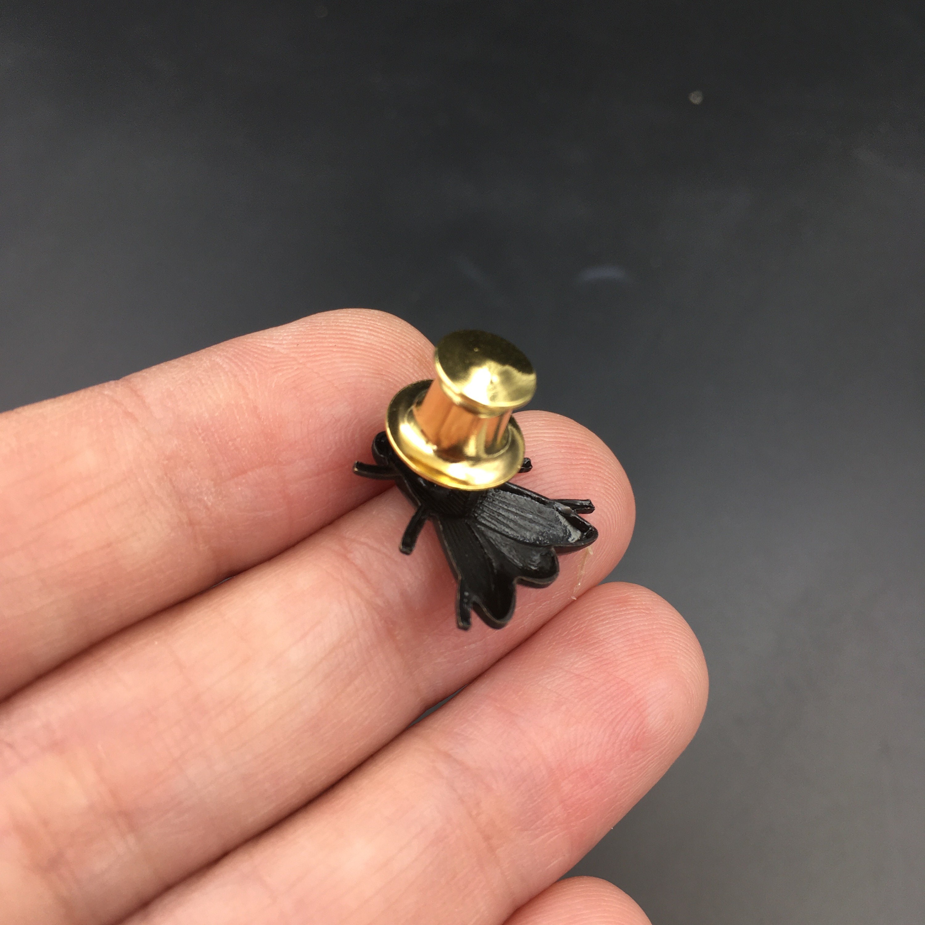 Épingle à Revers Vintage - Motif Mouche De Pêche (collection)