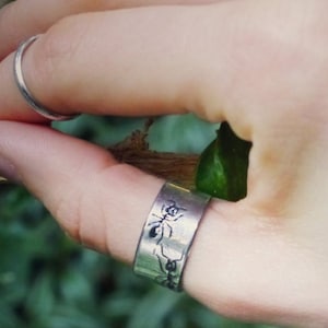 Handmade Sterling Silver Ant Ring, Thumb Cuff Ring, Entomology Jewelry, Insect Jewelry, Insect Jewellery, Bug Jewelry, Bug Ring, Geek Gift
