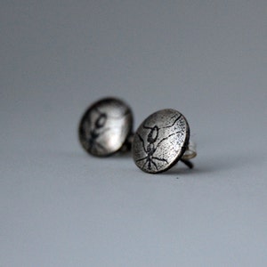 Sterling Silver Ant Stud Earrings – Insect Jewelry, Bug Earrings, Entomology Gift, Handmade Silver Studs for Entomologists & Nature Lovers