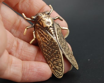 Cicada Pin, Insect Pin, Insect Brooch, Bug Pin, Bug Jewelry, Insect Jewelry, Cicada Jewelry, Dog Day Cicada, Cicada Brooch, Cicada Jewelry