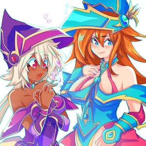 Wydrukuj YGO magiczki dziewczęta