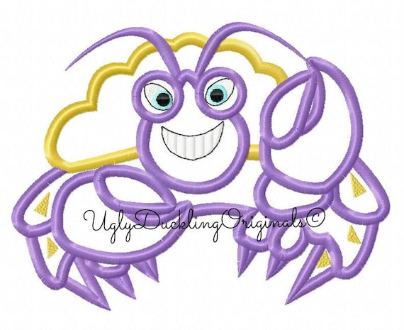 Moana Tamatoa Applique Design Crab Villain Original Artwork By Etsy Moana Tamatoa Applique Design Crab Villain Original Artwork By Etsy