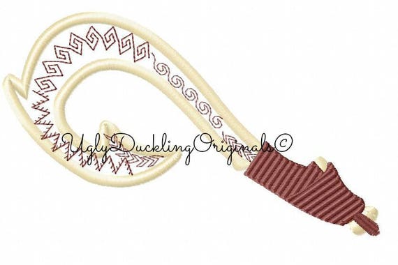Moana Maui Hook Applique Design Original Artwork By Etsy Moana Maui Hook Applique Design Original Artwork By Etsy