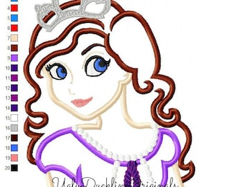 Sophia Prinzessin Stickdatei Design Digital Download