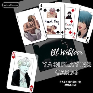 Mazzo di carte da gioco BL Manhwa Yaoi Webtoon