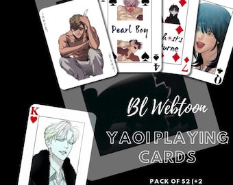 BL Manhwa Yaoi Webtoon Talia kart do gry