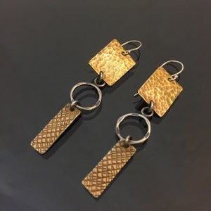Brass and Sterling  Earrings!