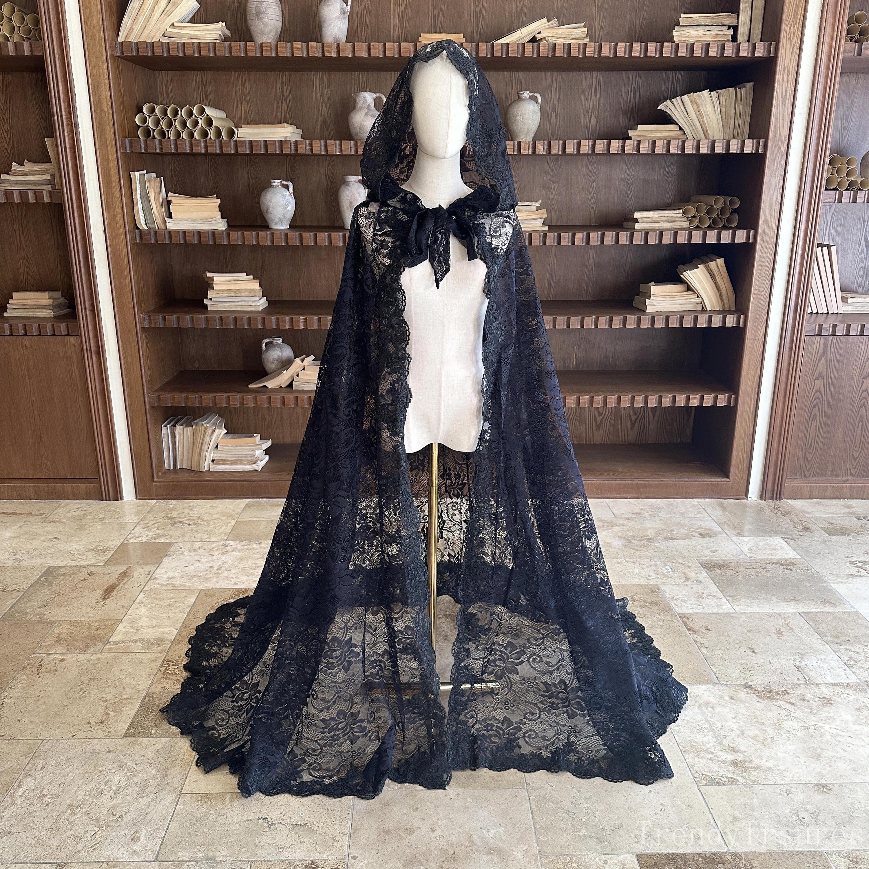 Custom Wedding Veil Black Halloween - Etsy display picture 2