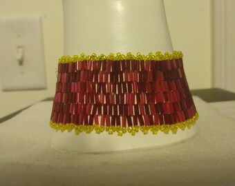 Bracelet de perles japonaises - rouge - Nature et Découvertes