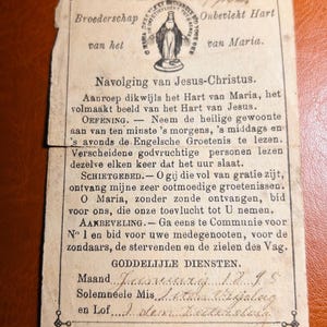 vintage - antique European German - prayer cards from 1890-1900 religious collectibles.