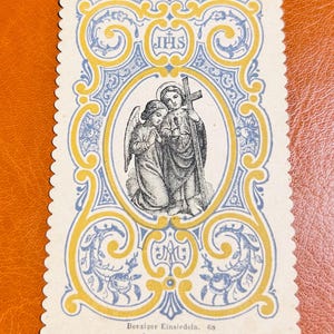 vintage - antique European German - prayer cards from 1890-1900 religious collectibles.