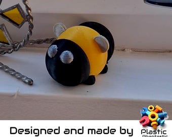 Mini Wiggly Bee Fidget Toy - 3D Printed Bee Model