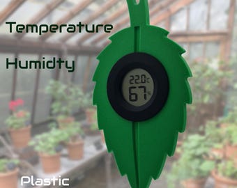 Digitales Blatt-Thermometer-Hygrometer: Raumfeuchtigkeits- Monitor