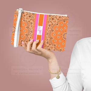 Porta-cartões bandana laranja: Porta-cartões de Mahjong, personalize o seu!
