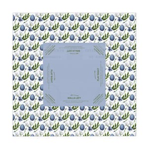 Mahjong Tablecloth, Blue Eggs, Cottagecore Game Night Hostess Gift, Floral Lattice Pattern 55x55, Beginner Friendly Instructions,