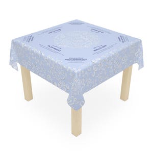 Mahjong-Tischdecke „Carolina Floral“, Mahjong-Anleitung, 55 x 55 cm, Mahjong-Regeln für Anfänger, Gastgeberinnen, Damenabend, Chinoiserie, Lucky Mahjong Bild 1