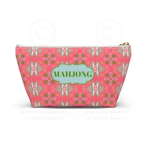 MAHJONG Tile Pouch Colony Coral image 1