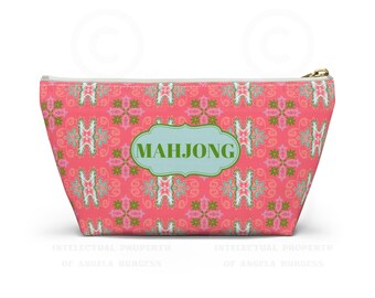 MAHJONG Tile Pouch Colony Coral