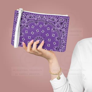 Porta-cartões bandana roxa: Porta-cartões de Mahjong, personalize o seu!