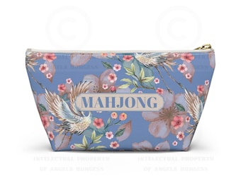 MAHJONG Tiles Pouch Camellia