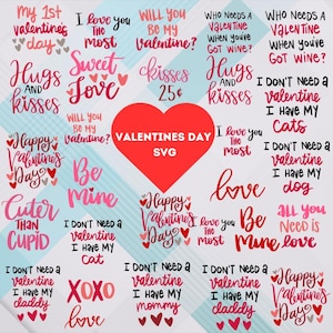 Cita de San Valentín, paquete MEGA de SVG de San Valentín, SVG de San Valentín, SVG de corazón, SVG de amor, SVG de San Valentín, SVG de San Valentín, SVG de Cupido
