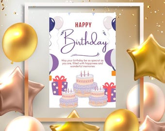 Carte d'anniversaire drôle | Chat Meme | Amour et affection | Joyeux anniversaire ! | Joli cadeau d'anniversaire pour petite amie, petit ami, mari, femme, elle, lui