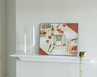 16x20 Dinner Party Physical Print